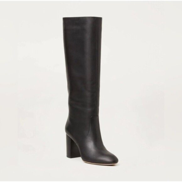 NWOT Loeffler Randall Goldy Tall Black Boot Size 6 - Picture 2 of 14